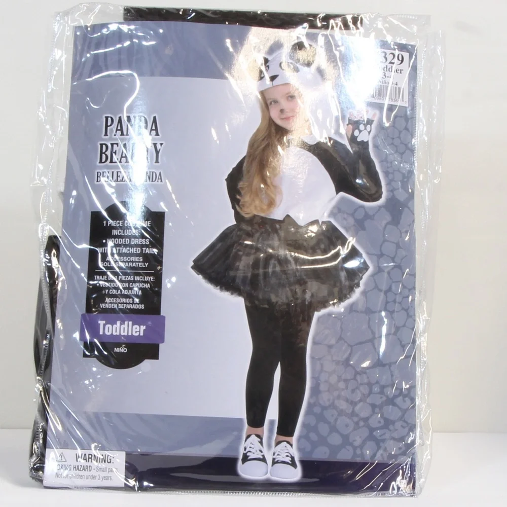 Panda Beauty Girls Toddler Child Costume